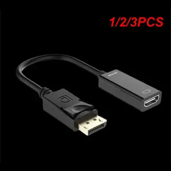 1/2/3PCS la HDMI-Cablu compatibil 4K 30Hz DisplayPort pentru Adaptor Display Port Audio Video pentru PC HDTV Proiector Laptop