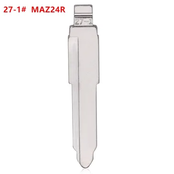 10buc Netăiat Gol Flip Cheie de la Distanță Lama 27-1# MAZ20R MAZ24R Metal Pentru Mazda pentru keydiy KD xhorse VVDI JMD