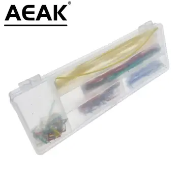 140 buc forma de U, Forma Solderless Breadboard Cablu Wire Kit Pentru Arduino Shield Pentru raspberry pi Picătură de Transport maritim AEAK