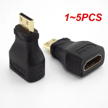 1~5 BUC Mini-Male Tip C de Tip Feminin Un Adaptor de Conector pentru 1080p 3D TV Placat cu Aur Adaptor Cabluri & Conectori