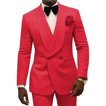 2023 Noua Moda De Agrement, De Afaceri De Nunta Bărbați Costum Pieptul De Toamnă De Primăvară De Sex Masculin Set 2 Piese(Sacou+Pantaloni) Traje Hombre