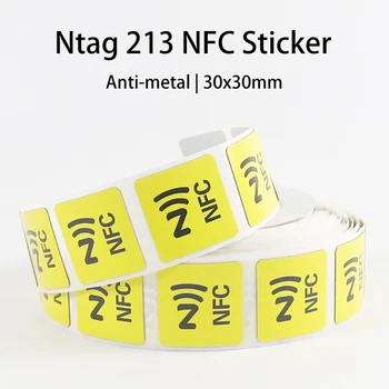 20buc NFC 213 Etichete Autocolant NFC Etichete 144 Bytes Reinscriptibile Gol Ntag213 Tag NFC Funcționează Perfect cu Toate NFC Telefoane și Dispozitive
