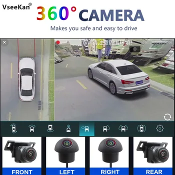 360 sistem video auto Suport 1080p VGA HDMI AHD CVBS.dvr auto Jurul vedere 360 coreeană suport