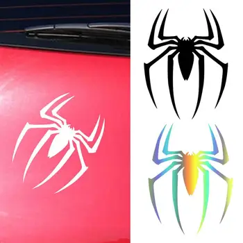 3D Spider Masina Decal Premium caroserie Autocolante Decorative de Reptile Păianjen Negru Electric, Mașină de Motociclete Decorative Corpul Decalcomanii