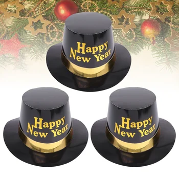 3pcs An Nou Fericit Pălării 2022 Anul Nou Pălării de Jazz Pălării Creative Frizură Photobooth Propss pentru revelion Favoruri de Partid