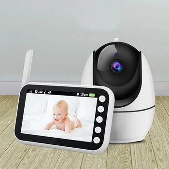 4.5 inch Baby Monitor cu Camera de Înregistrare Electronică Bona Wireless Culoare Supraveghere cântec de Leagăn 2 Mod de a Vorbi de Monitorizare a Temperaturii