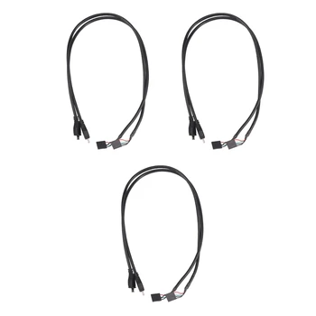 (6-Pack) 50CM 5 Pini Placa de sex Feminin Antet Pentru Micro-USB de sex Masculin Adaptor Dupont Extender Cable (5Pin/Micro-USB)