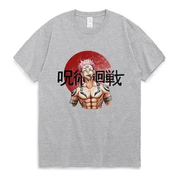 Anime Jujutsu Kaisen Print T-Shirt pentru Barbati Casual Supradimensionat Tricou Barbat Maneca Scurta de Vara Moda Topuri Tricouri Baiat de Îmbrăcăminte