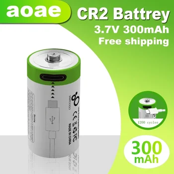 Aoae 3.7 V CR2 300mah RechargeableLI-ION,digital aparat de Fotografiat,GPS Securitate , Echipamente Medicale a Făcut O Deosebită Baterie +Cablu
