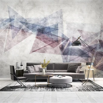 beibehang Personalizate 3d tapet mural Nordic minimalist modern, geometric abstract linie canapea papel de parede de fundal de hârtie de perete