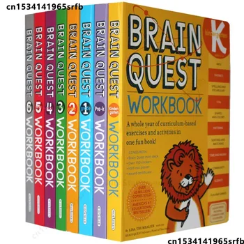 Brain Quest registru de lucru versiunea în limba engleză de dezvoltare intelectuală card de cărți de întrebări și răspunsuri card inteligent Copil copii