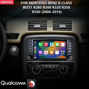 CHSTEK Qualcomm Radio Auto Multimedia DVD Player Audio mass-Media Carplay WIFI pentru Mercedes-Benz R-Class W251 2006-2012 R280 R300 R320