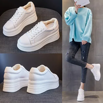 Clasic Din Piele Adidasi Femei WhiteShoes Tineri Doamnelor Pantofi Casual Femei Adidasi Femei Pantofi Albi