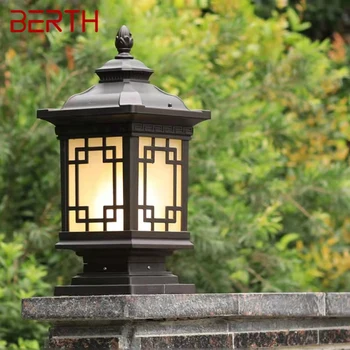 DANĂ în aer liber Clasice Post Lampa Simplu de energie Electrică LED Pilon de Lumina Impermeabil pentru Vila Curte Retro Peisaj de Grădină