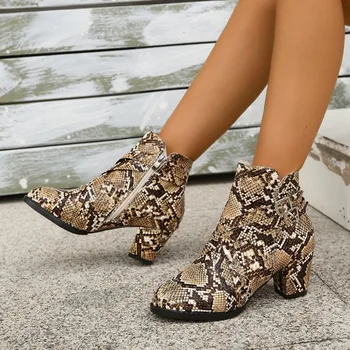 Doamnelor Pantofi 2023 Brand Catarama Cizme pentru Femei de Moda de Partea Zipp Moderne Cizme Femei de Înaltă Calitate Rotund Deget de la picior Glezna Bootszapatos
