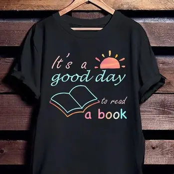 Este o Zi Bună Pentru a Citi Cartea Amuzant Tricouri cu mâneci lungi