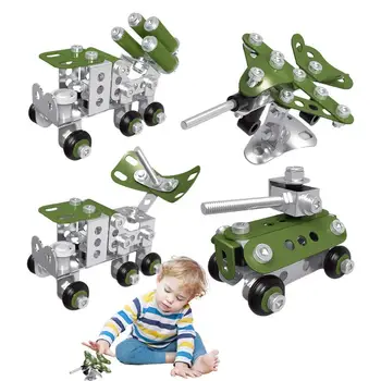 Jucării Pentru Copii De Bloc Cărămizi Pentru Construcții Inginerie Puzzle Masina De Inginerie Vehicule De Constructii Playset Jucării Pentru Copii Fete Băieți