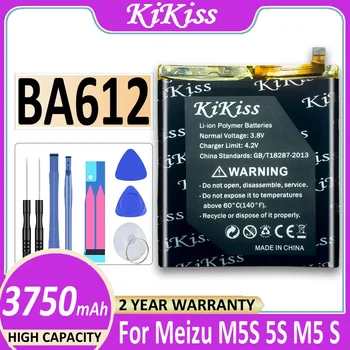  KiKiss Baterie Telefon BA612 pentru Meizu m5-urile sunt 3750mAh de Înaltă Calitate Înlocuirea Bateriei Reîncărcabile Baterii Mobile