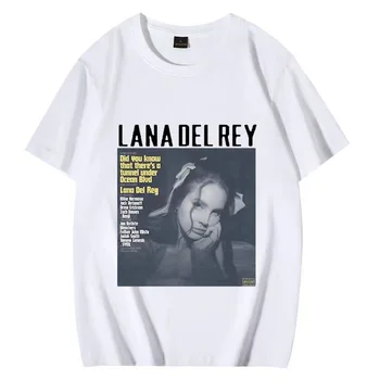 Lana Del Rey Grafic T Shirt 2023 Muzica Noua Bărbați Femei ' 90 Hip-Hop streetwear Supradimensionate Maneci Scurte din Bumbac 100% Tricou Unisex