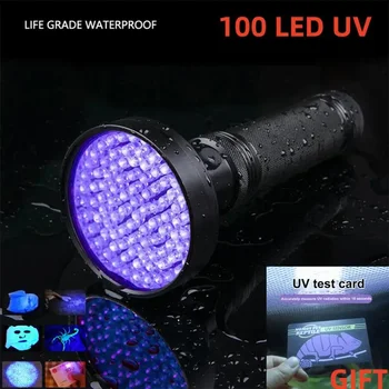Lanterna UV 21/51/100 LED Lumina UV 395nm UV Ultraviolete, Lanterne Lanterna cu Lumină Neagră Detector De Uscat Animale de companie Petele de Urină Bug