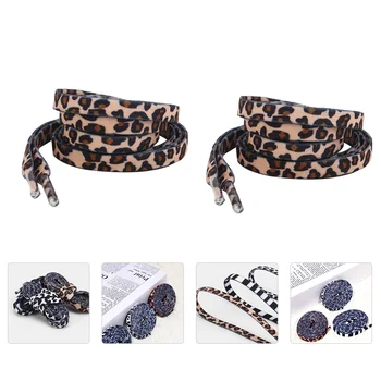 Leopard Dantelă La Modă Pantofi Cravate Puncte Pantofi Accesorii Cool Sireturi Durabile