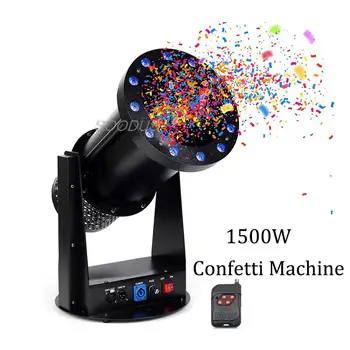 Lumini LED 1500W Profesionale Mașină de Confetti Electrice Lansator de Confetti pentru DJ Evenimente Speciale Petreceri de Club, Nunta de Halloween