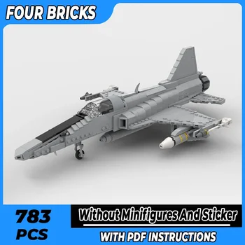 Moc Cărămizi de Construcție Luptător Militar Model 1:35 F-20 Tigershark Tehnologie Blocuri Modulare Cadouri de Crăciun, Jucării DIY Seturi de Asamblare