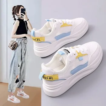 Moda Respirabil Adidasi Pantofi pentru Femei de Vară Nou Confortabil de Pantofi Sport Siret Respirabil Doamnelor Casual Lumină a ochiurilor de Plasă Pantofi
