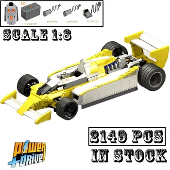 Modelul clasic RS10 scara 1:8 Cursa de Formula 1 Model de Masina Cladirii Creatorii Bloc Caramida Jucării Educative pentru Copii Cadouri