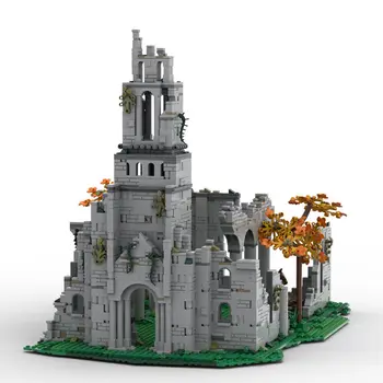 Modular Biserica de Piatră de la Joc Video Jucării Set 2401 Piese MOC