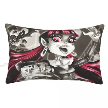 OG Draculaura Cojines față de Pernă Monster High Papusa Perna Acasă Canapea Scaun Print Decorativ Coussin Pernă Acoperă