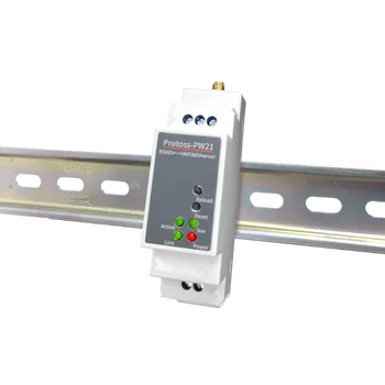 Pe Șină DIN, Modbus RS485 port SERIAL LA Ethernet/WiFI Convertor bidirecțional transmiterea transparentă între RS485 si RJ45