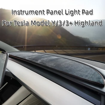 Pentru Tesla Model Y/3/3+ Highland 2019-2024 Dovadă De Lumină Pad Flanel Tabloul De Bord Mat Acoperire De Protecție Solară Mat De Protecție Pad Accesorii