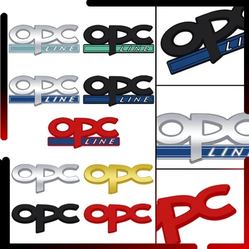 Pentru Vauxhall Opel OPC OPCLINE Grila Insigna Grandland Antara Insignia, Vectra, Astra, Zafira, Meriva caroserie Emblema 3D Coada Autocolant