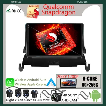 Qualcomm QLED Android 12 Pentru Dodge Journey 2009 - 2012 Mașină Ecran Multimedia Player Video de Navigare GPS CPU HDR Radio Stereo