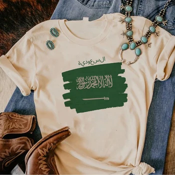 Regatul arabiei Saudite tricou femei designer de streetwear Japoneză tricou femei designer de haine de benzi desenate