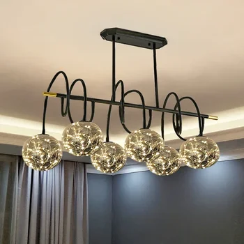 Sala De Mese Candelabru Modern, Simplu Personalitate Creatoare Înstelat Bar Lampă De Masă Living Lampa