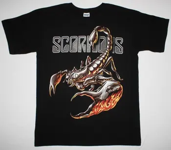 Scorpioni Gigant Scorpion Hard Rock Michael Schenker Group Ozn Noul Negru T-Shirt Bumbac Moda T-Shirt Tricou Top Tee