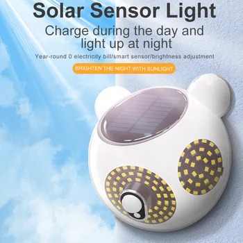 Senzor Solar LED Corpului Uman Inducție Lumina Gospodăriilor de Cabluri în aer liber Gratuit Impermeabil Decoratiuni de Gradina Curte de Lumină