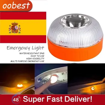 Spania Auto Lumina De Urgență V16 Omologate Dgt Aprobat Auto Far De Urgență Reîncărcabilă Lumina Inducție Magnetică Lumina Strobe