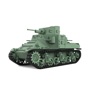 SSMODEL 76525 V2.0 1/76 3D Imprimate Rășină Model Kit M2A1 NE Tanc Mediu