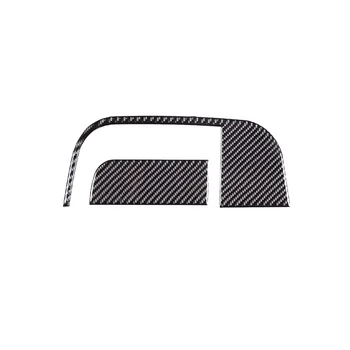 Tabloul de bord Cutie de Depozitare Capacul Panoului Ornamental Decal Autocolante pentru Ford Maverick 2022 2023 Accesorii - Moale Fibra de Carbon