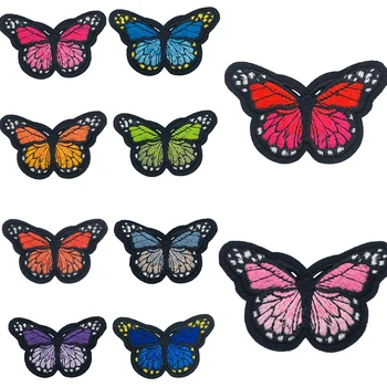 Tesatura Brodata de Culoare Fluture Haine de Patch-uri Autocolant Sac Coase de Fier Pe Aplicatiile DIY de Îmbrăcăminte Cusut de Îmbrăcăminte Accesorii