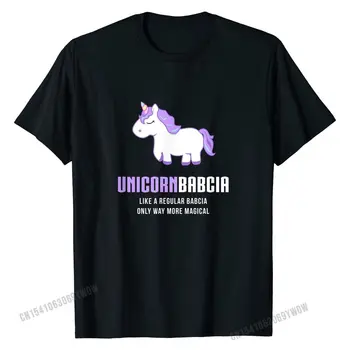 Unicorn Babcia Tricou, Amuzant, Drăguț Cadou Magic de Familie Tricou pentru Barbati de Vânzare Fierbinte Bumbac Tricou Casual
