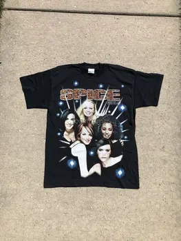 Vintage a ANILOR ' 90, Spice Girls Euro Bootleg Tricou L Rap Tee Nsync Backstreet Boys
