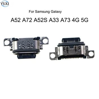 YuXi de Tip USB-C, Portul de Încărcare de Andocare Plug Conector pentru Încărcător Priză de Înlocuire Pentru Samsung Galaxy A52 A72 A52S A33 A73 4G 5G